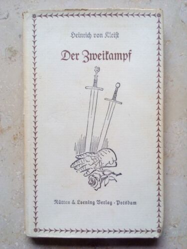 Der Zweikampf von Heinrich von Kleist ca. 1920