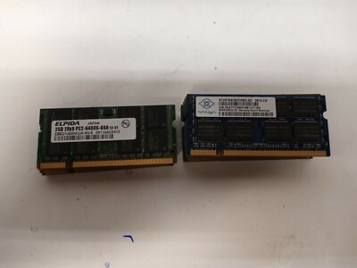 X5 Elpida 2GB 2Rx8 PC2-6400S-666 and///// X7 Nanya 2GB 2Rx8 PC2-6400S-666