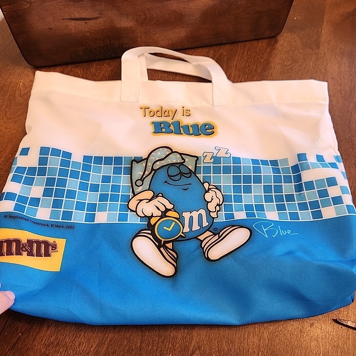 m&mページ M&M World Store Blue Recording Plush Toy Candy Sleeping Bedtime Pj