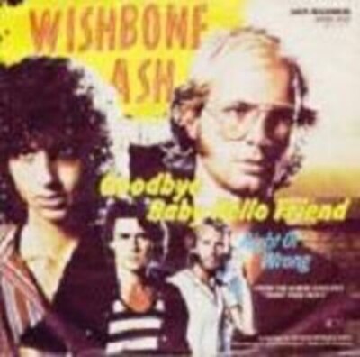 Wishbone Ash Goodbye Baby Hello Friend Vinyl Single 7inch NEAR MINT MCA Recor