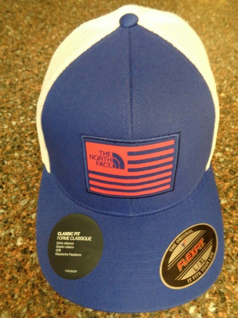 north face flexfit trucker hat