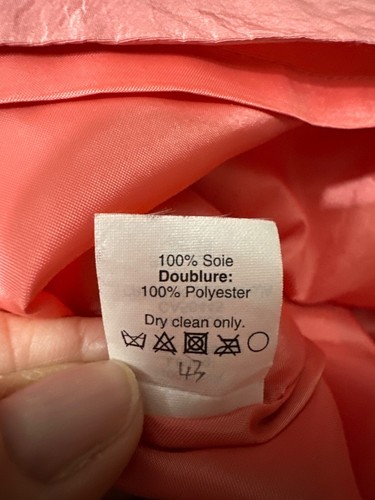 J. Crew Women's Coral Pink Tank Dress with a Ruffle Neckline 100% Silk Size 2 - Picture 11 of 11