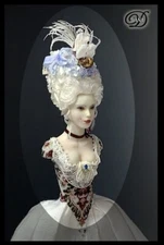 1:12 Dollhouse Art Doll Dressing Easy~Dana BURTON ~ MARI BUST ~Tutorial/Pattern