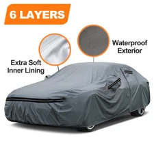6 Layer CUSTOM FIT Ford Mustang GT Car Cover Outdoor 100% Waterproof All Weather