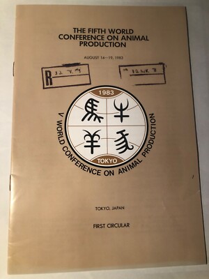 the fifth world conference on animal production tokyo japan 1983