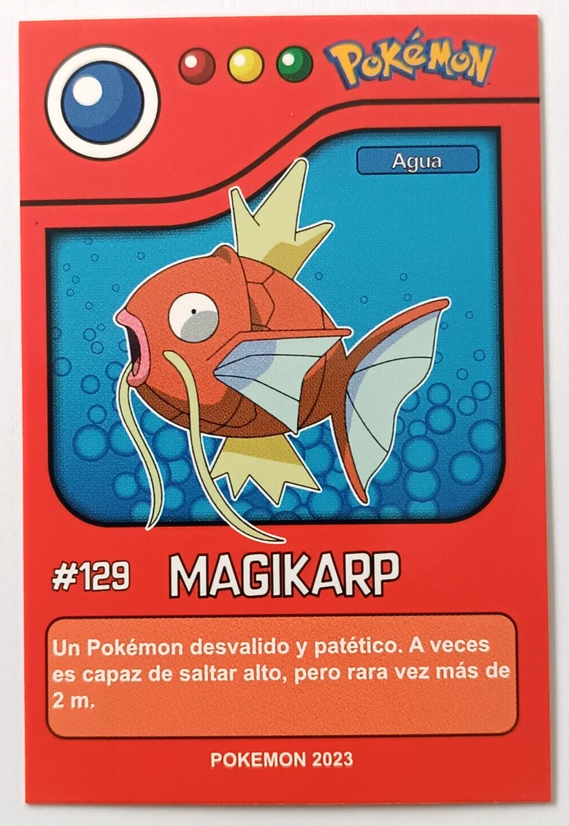 CARD POKEMON POKEDEX EC VOL. I #129 MAGIKARP 2023 Kanto PERU South