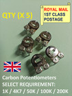 Carbon Film Preset  Potentiometer Variable Resistor 1K 2K 4K7 50K 100K 200K UK