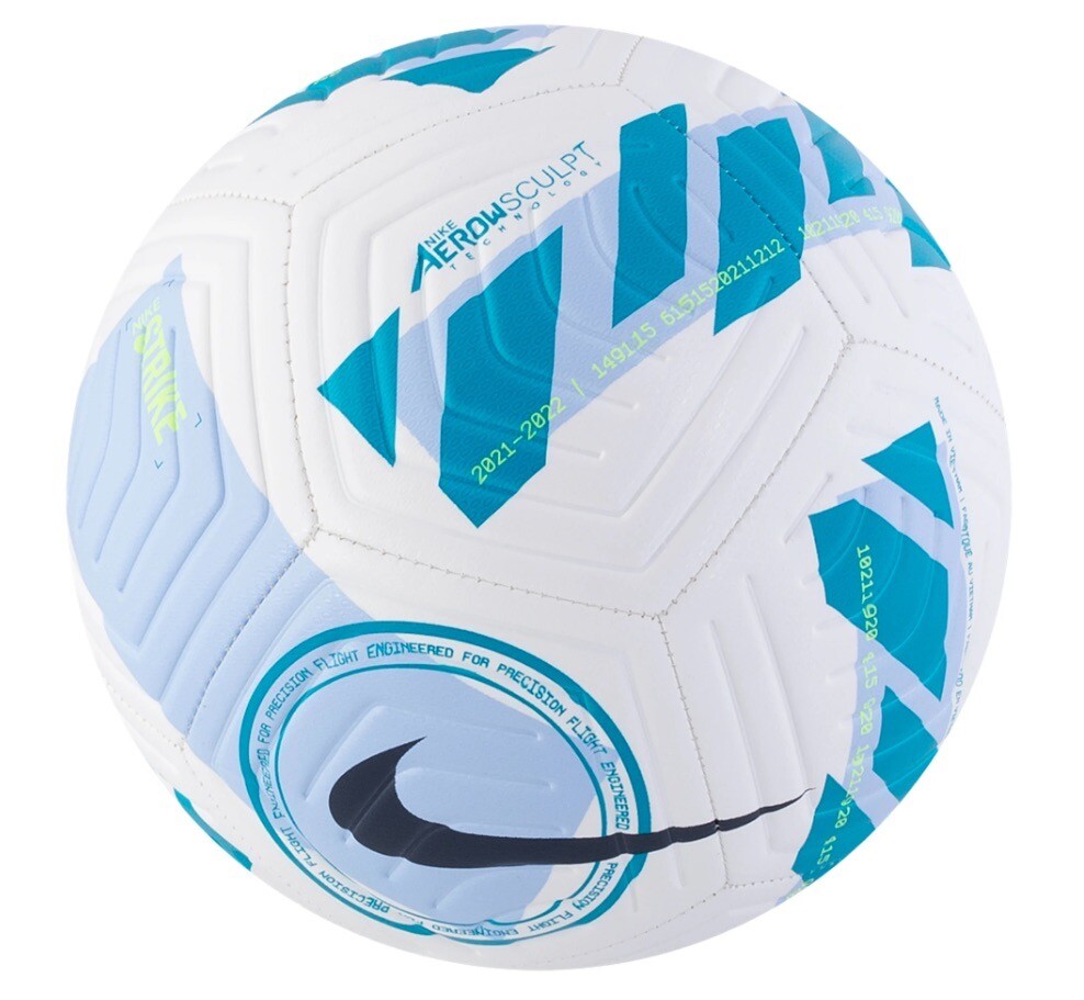 NIKE STRIKE SOCCER BALL AEROWSCULPT LIGHT BLUE DC2376-106 SIZE 5 | eBay