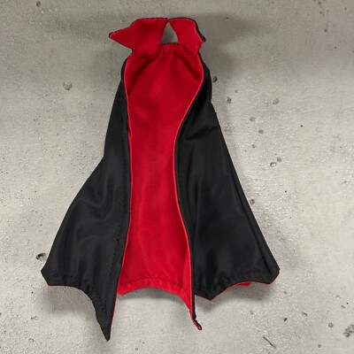 SU-C-NHK: 1/12 black and red wired cape for Marvel Legends Nighthawk