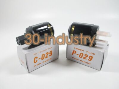1pair P-029 C029       Power Cord Plug Tail Plug #W7*