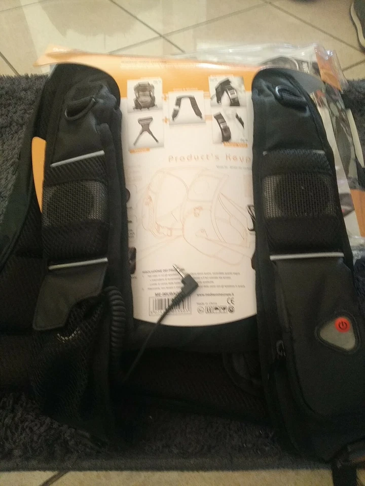 Zaino Scolastico Multimediale con altoparlanti Mediacom ME-IMUBAGN x Notebook - Immagine 3 di 4