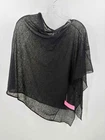 Pre-Owned Eileen Fisher Black Size One Size Poncho Blouse