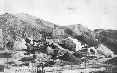 Montgomery Shoshone Gold Mine Rhyolite Nevada NV - Reprint