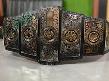 LUCHA UNDERGROUND HEAVYWEIGHT CHAMPIONSHIP REPLICA TITLE BELT 2MM Double Stacked