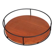 Turntable Organizer for Kitchen Condiments Rotating Storage Rack