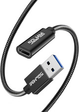 USB 3.0 A to USB C Adapter 5Gbps Fast Data Sync Aluminum Alloy Cable