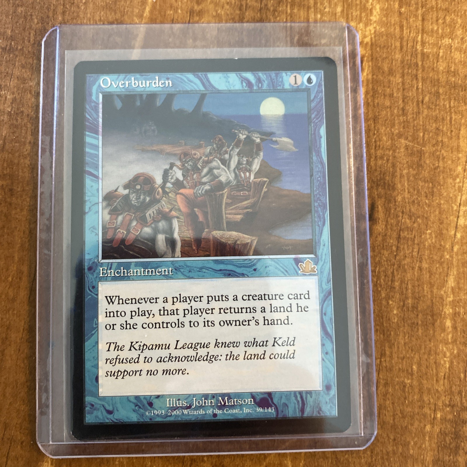 Overburden Prophecy Regular Mtg Magic The Gathering LP