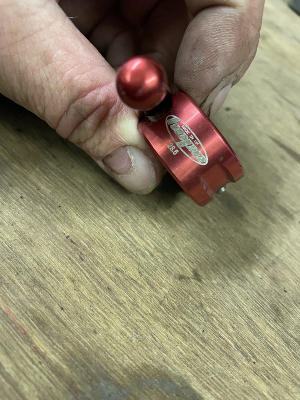 Red Hope QR Seatclamp Old Type Retro 28.6