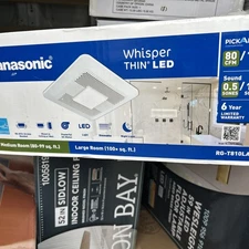 Panasonic LED WhisperThin DC Pick-A-Flow 80-100 CFM - White (RG-T810LA)
