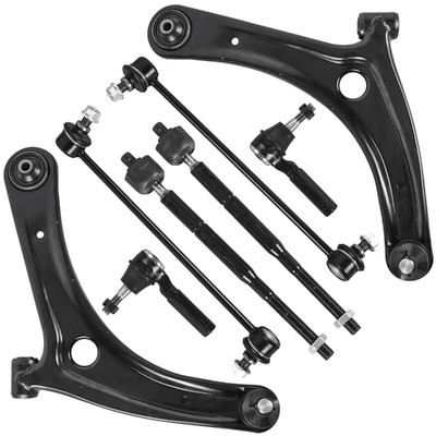 Kuiperauto 8Pcs Front Suspension Kit Lower Control Arms And Ball Joints