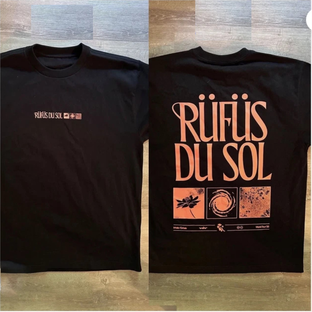 Rufus Du Sol Rose Bowl 2025 World Tour T-Shirt