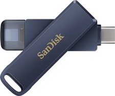 SANDISK - 128GB USB Flash Drive for iPhone Lightning and USB Type-C Metallic ...