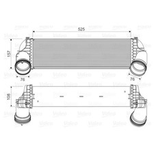 VALEO LADELUFTKÜHLER TURBOKÜHLER passend für BMW X5 X6 | 818562 VALEO LADELUFTKÜHLER TURBOKÜHLER passend für BMW X5 X6 | 818562