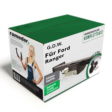 G.D.W. Anhängerkupplung starr & 13poliger TowTec E-Satz für Ford Ranger 97- AHK