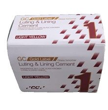 GC Fuji I Gold Label Glass Ionomer Luting and Lining Dental Material 35g/25g Big