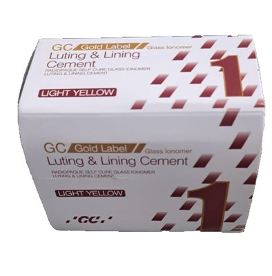 GC Fuji I Gold Label Glass Ionomer Luting & Lining Cement 35g/25g - Fast Ship