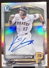 2025 Bowman Chrome Konnor Griffin Auto #485/499 #1 Prospect Pittsburgh Pirates