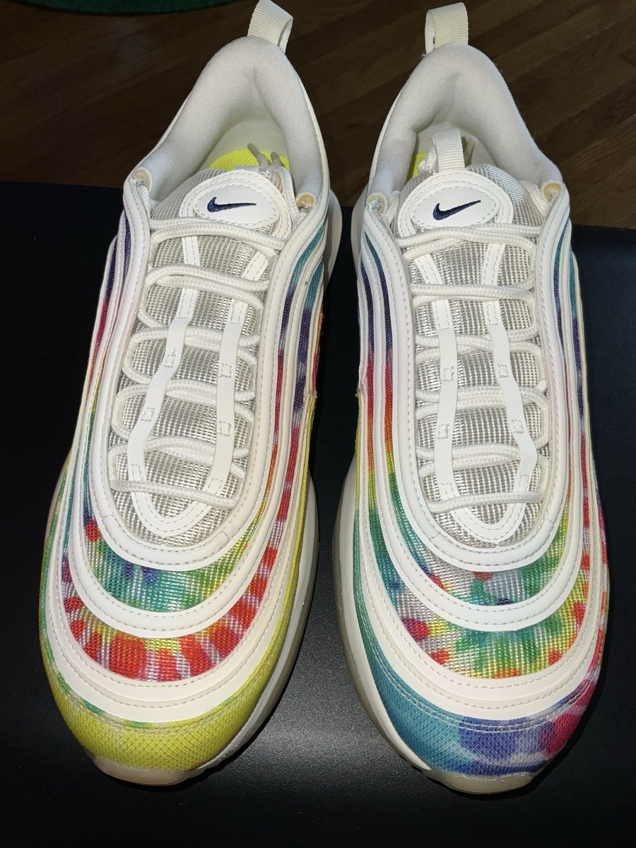NIKE Air Max 97 NRG Tie Dye White Golf Shoes Peace Love  display picture 1