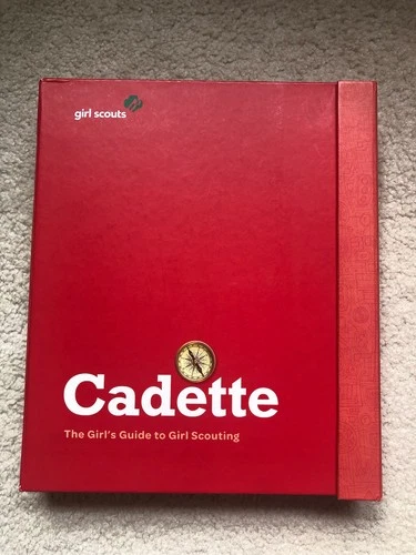 Girl Scout Cadette A Girls Guide To Scouting Binder Book Handbook w/badge req
