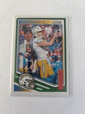 2025 Score Football #127 Cameron Dicker, Los Angeles Chargers