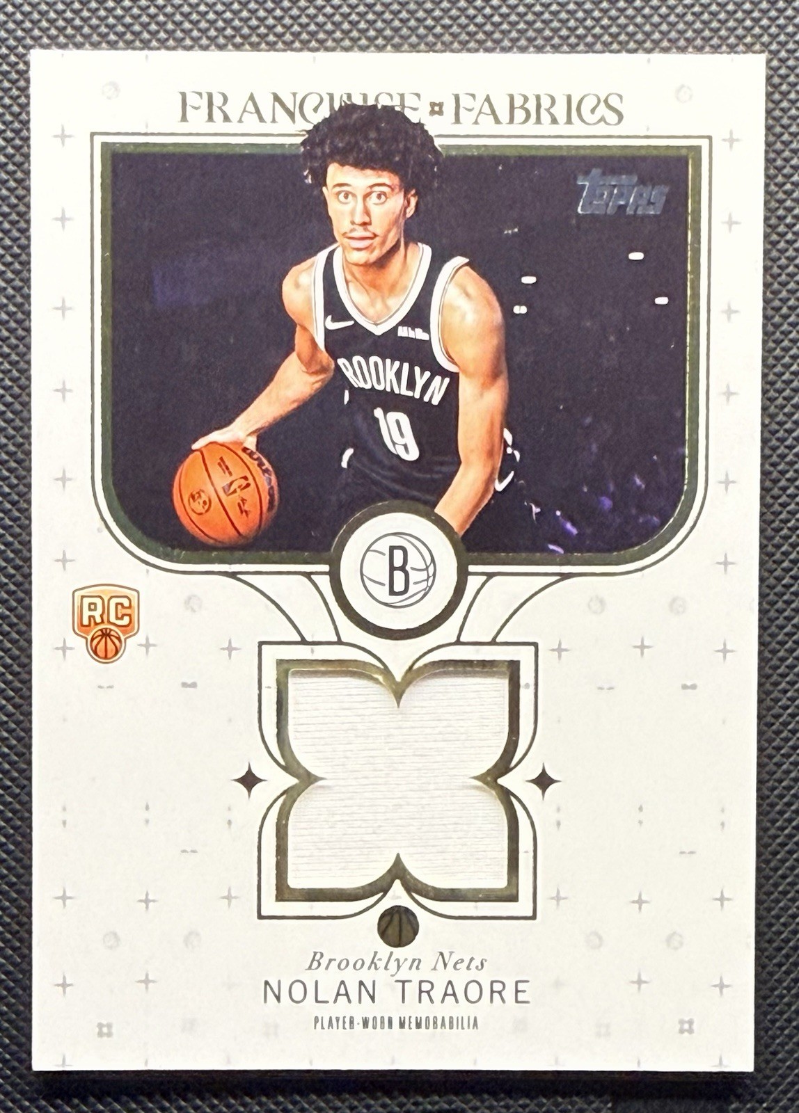 2025-26 Topps - Franchise Fabrics Nolan Traore #FF-NT (MEM, RC)