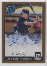 2018 Donruss Optic Rated Rookie Signatures Bronze Prizm Zack Granite Auto 0r4