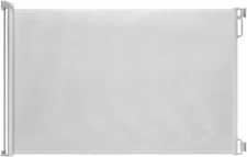 Retractable Baby Gate Mesh Gate 33" Tall 55" Wide E70115 - White
