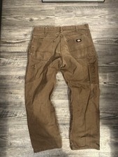 Mens 30x36 Dickies Mocha Brown Carpenter Work Pants relaxed fit