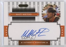 2008 Razor Signature Series Exclusive Signatures Matt Wieters #ES-42 Auto