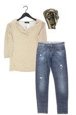 Completo moda donna taglia S con Apanage camicia taglia 40, MAC jeans taglia 36