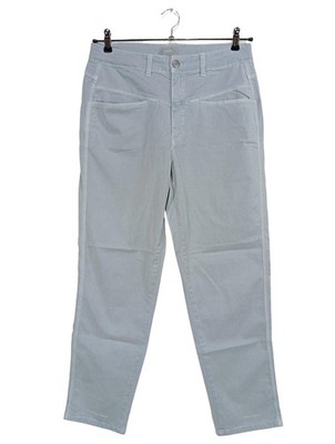 CLOSED High-Waist Hose Damen Hose Gr. DE 42 hellgrau Casual-Look