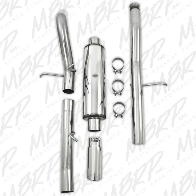 MBRP Armor Plus Series Cat Back Exhaust System for GMC & Chevy Yukon XL 2500 - Image 4 of 4