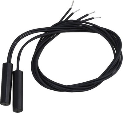 Magnetic Reed Proximity Sensor, Cylindrical Plastic Mounted, Pack 2