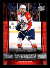 600. 2013-14 upper deck overtime #37 Quinton Howden . READ .PWE . (B)