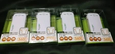 Lot Of (4) 5800mAh  Portable Power Banks, Fast Charge for iPhone & Android 4x2x1