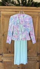 NAH NAH COLLECTIONS Jonathan Tait Womens sz 8P Vintage Jacket & Dress Set