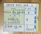 Crosby Stills Nash & Young Concert Ticket Stub Chicago Auditorium Vtg — photo 1