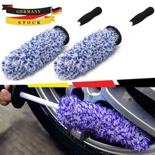 2x Mikrofaser Felgenbürste Reinigungsbürste Waschbürste Felgenreinigu Autopflege