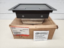 Wiremold Walker RFB8 Resource RFB Floorbox, Concrete Tight, 8 Gang, Black ~ NEW