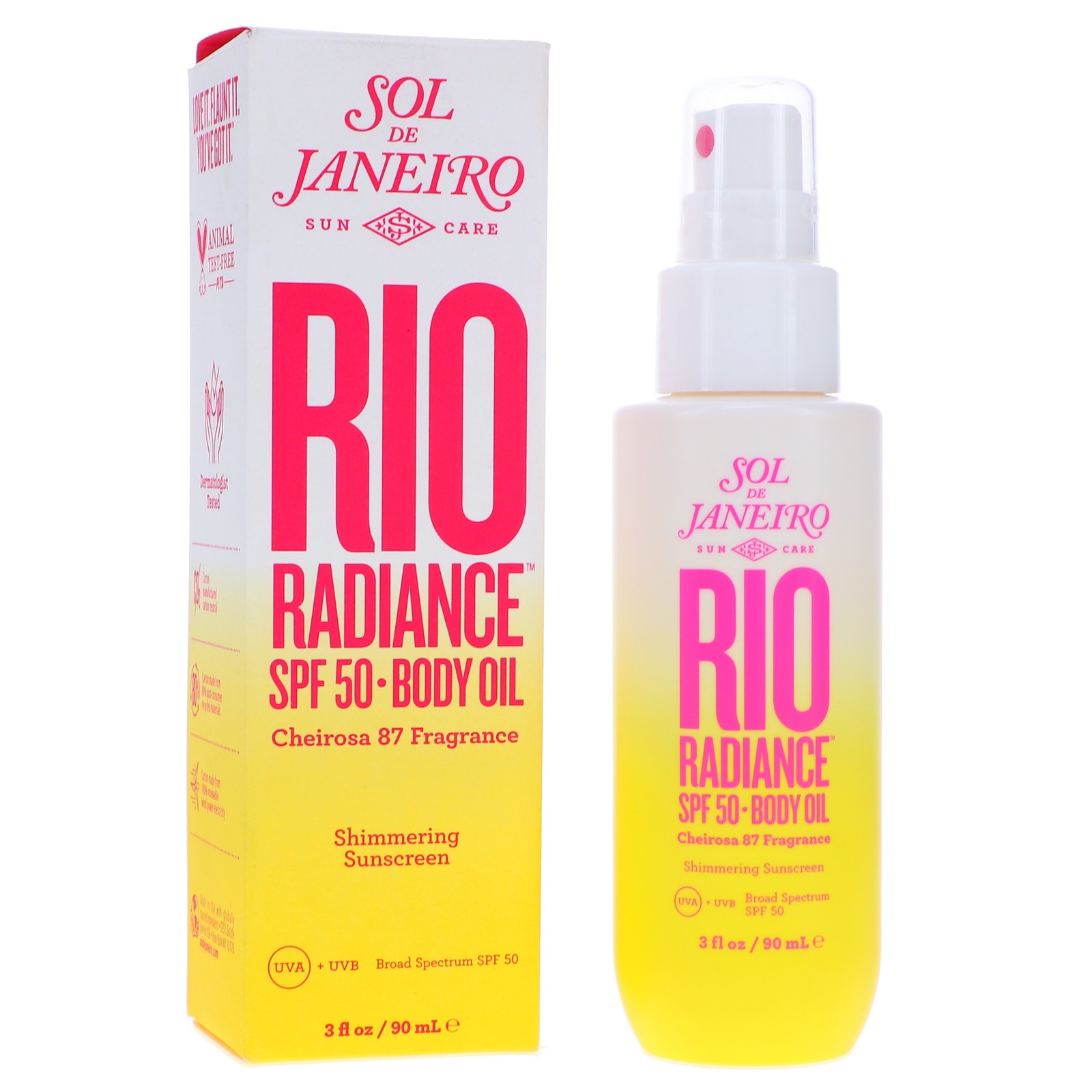 Масло для тела Sol de Janeiro Rio Radiance SPF 50, 3 унции